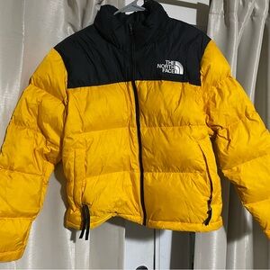 The North Face 1996 Retro Yellow Womens Puffer